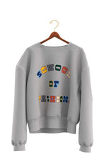 Load image into Gallery viewer, Cropped Crewneck Sweatshirt &quot;School of Fashion&quot;

