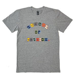 Short Sleeve Tee School of Fashion Colored Font