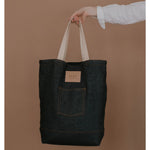 Load image into Gallery viewer, Selvedge Denim Tote Bag

